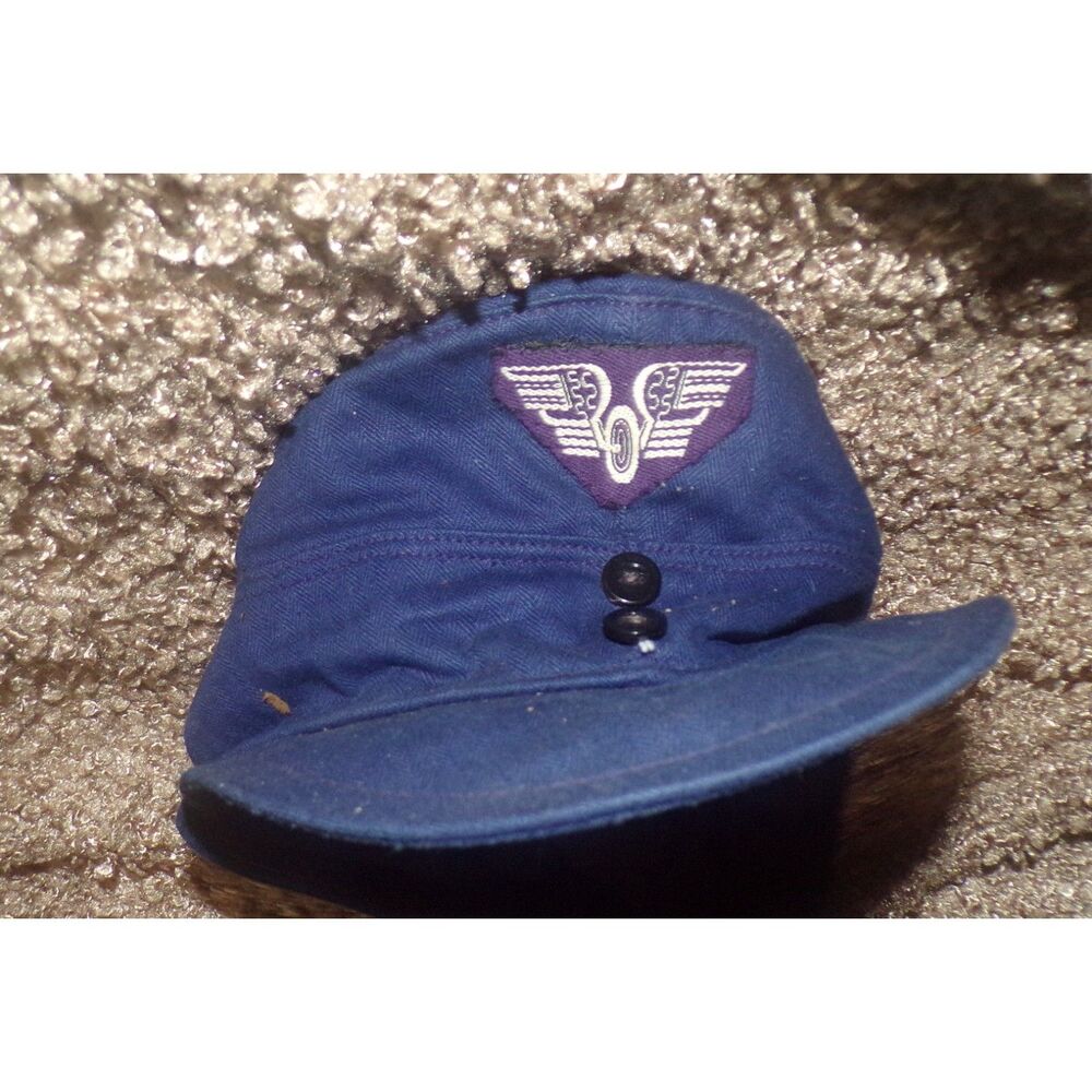 vintage German railroad cap hat